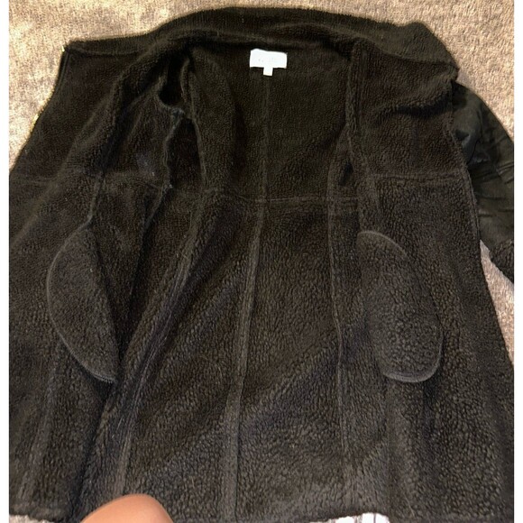 belle badgley mischka coat fleece - Picture 3 of 6